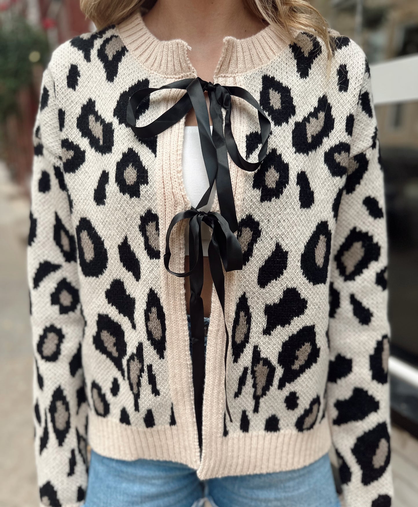 Bowie Leopard Print Sweater